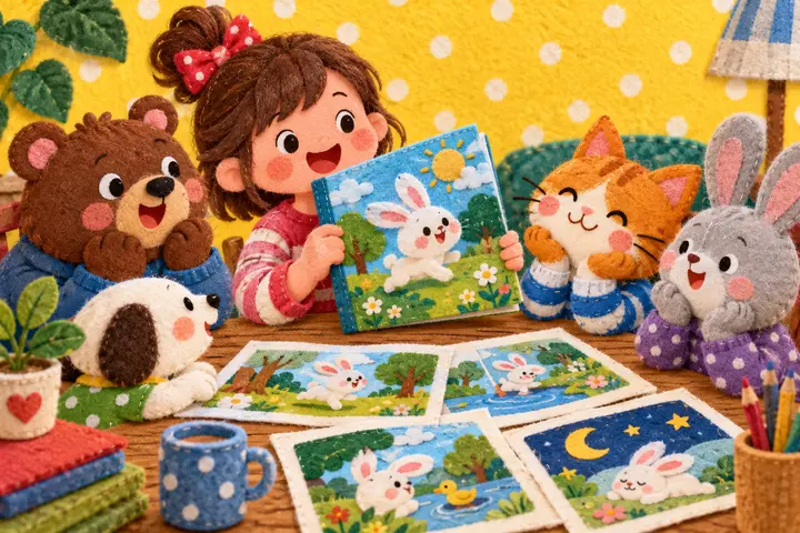 绘本试读包制作：封面、故事片段与反馈说明