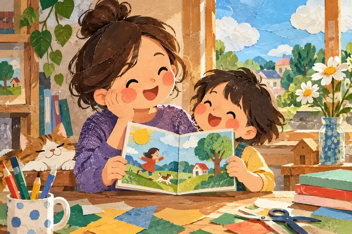 零绘画基础绘本制作：故事、选图与排版入门
