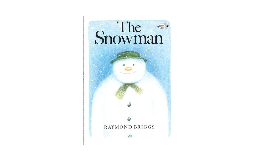 《雪人》英文版封面:彩铅画面示例